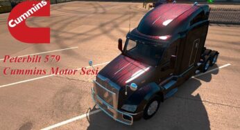 Cummins engine sound for Peterbilt 579 v1.4