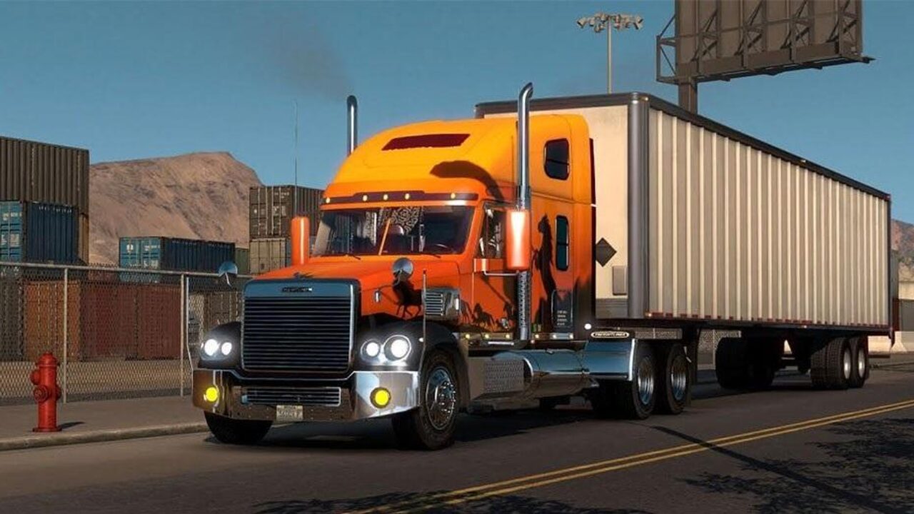 american truck simulator freightliner