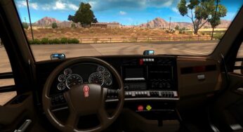 Kenworth T680 Brown Interior