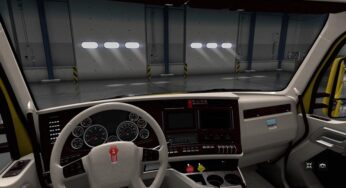 Kenworth T680 White Lux Interior