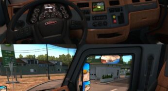 Peterbilt 579 Interior + Engines + Fuel Tank + Gear Box