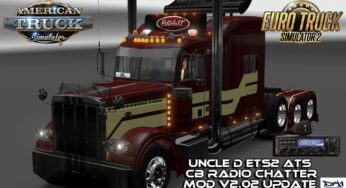 Uncle D ATS ETS2 CB Radio Chatter Mod V2.02