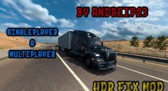HDR Fix Mod By AndreiP23