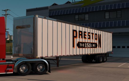 Preston Trucking Trailer Skin