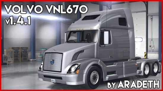 ATS Volvo VNL 670 ATS v1.4.1