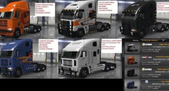 Freightliner Argosy Reworked v2.1 for ATS