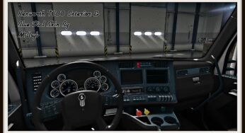 Kenworth T680 Interior & Blue Dial Skin