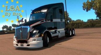Kenworth t680 Double Bumper + Engine 625hp Multiplayer