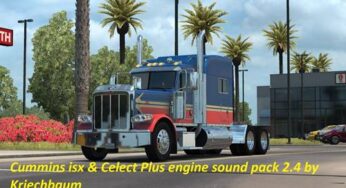 Cummins iSX and Celect PLUS sound pack v2.4