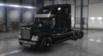 Uncle D Logistics VTC Freightliner FLD V2 ONLY Black Skin v1.1