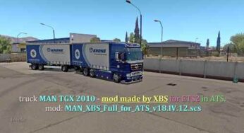 MAN TGX 2010 by XBS all complete ATS v5.2