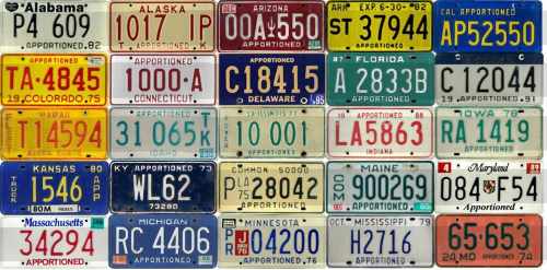 Ats U S States Apportioned License Plate Pack Ats Mods