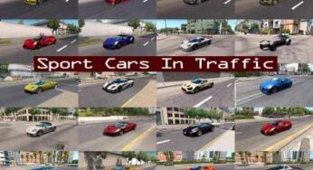 Sport Cars Traffic Pack ATS by TrafficManiac v1.3