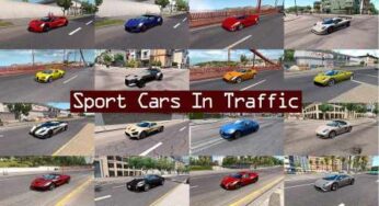 Sport Cars Traffic Pack by TrafficManiac for ATS v1.4