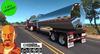 TREMCAR MILK TANKER TRAILER REWORKED ATS 1.33