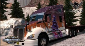 Whitewood Christmas 2019 Kenworth T680 skin