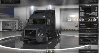 [ATS] Tank size + engine torque x2.5 for all Trucks