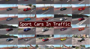Sport Cars Traffic Pack (ATS) by TrafficManiac v2.8