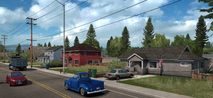american truck simulator village