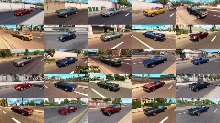 Classic Cars AI Traffic Pack by Jazzycat v4.7