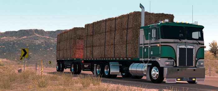 k100 flatbed in american truck simulator