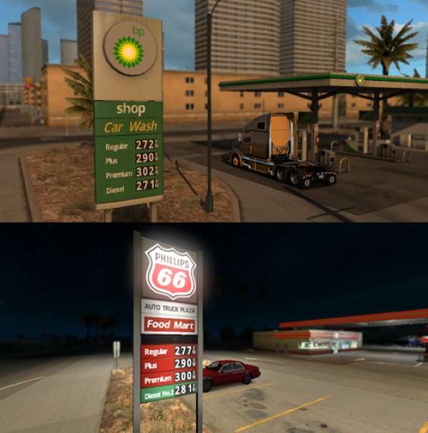 Real American Gas Stations