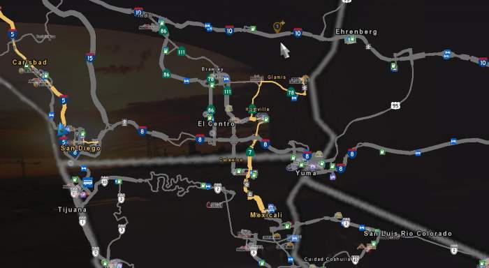 American Truck Simulator map mod