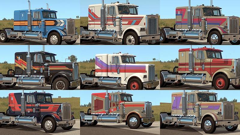 Freightliner FLC skin pack