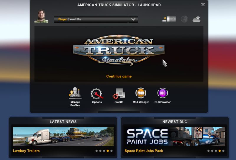 american truck simulator new launchpad