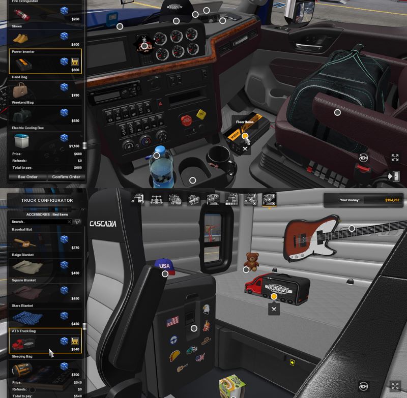 Modtager Fonetik frugter Cabin Accessories in American Truck Simulator - ATS Mods