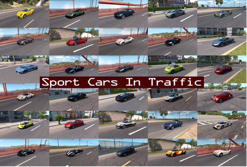 Sport Cars Traffic Pack ats