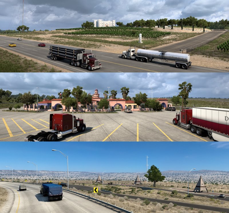 american truck simulator texas