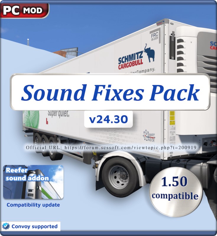 ats mods Sound Fixes Pack